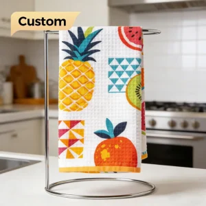 Premium Woven Microfibre Kitchen Towel Bespoke Super Absorbent Fast Drying Design for Household Chores