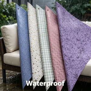 Pressure Resistant Wearproof Waterproof PVC PU Faux Sheet Matched for Sofa Furniture Car Seat Luggage Craft Raw Leather