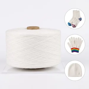 Price Dyed Recycled Poly Cotton Yarn 0.5S 32S OE Spinning Raw Material for Home Textile & Garment Weaving