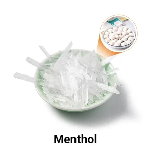Price Food Grade Menthol Powder Flavor 25kg Drum For Shampoo And Body Wash China Origin
