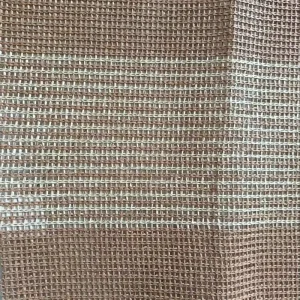 Price Guaranteed Quality Smooth Surface Paper Woven Fabric Striped Geometric Paper Straw Crochet Fabric