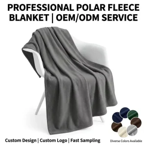 Price Promotion Bulk Solid Color Fleece Bed Throw Blanket Polyester Polar Blanket