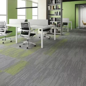Price Removable 5mm Thick Office Interlocking Carpet Tiles 50×50 cm PP Jacquard Fireproof Pet Friendly Home Use