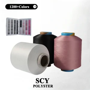Primary Dyed Spandex Covered Yarn with OE Technics Polyester Spandex for Knitting and Weaving Projects