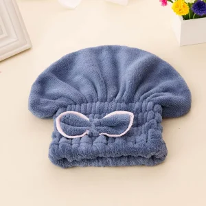 Princess Hat Style Microfiber Jacquard Quick Dry Hair Drying Towel Wrap Women Home Beach Hotel Custom
