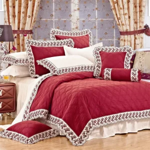 Print Bedding 100% Cotton Queen Bed Sheets, Pillowcase & Duvet Cover Sets Accept Customized Bedding Set