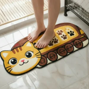Print Irregular Anime Printed Custom Area Rug Living Room Carpet Cute Tufted Bath Mat Machine Made Water Absorbent