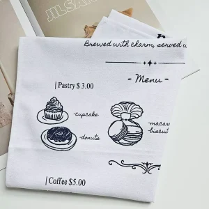 Printed Classic Reusable 100% Cotton Napkins & Accessories Fabric Cloth for Home Restaurants Weddings & Events