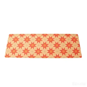 Printed Cork Natural Rubber Yoga Mat 3mm Non Slip Eco Friendly for Pilates Aerobic Exercise Factory Supplier
