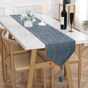 Printed Custom Table Runner Logo African Table Runner Gold Table Runners