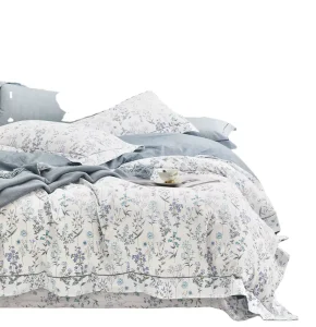 Printed Drap De Lit En Coton En Gros Queen King Size 200TC Duvet Cover Set Bed Sheet