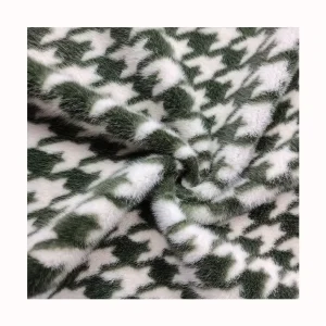 Printed Gold Velvet Fabric 100% Polyester Lightweight Knitted for Home Textile and Girls