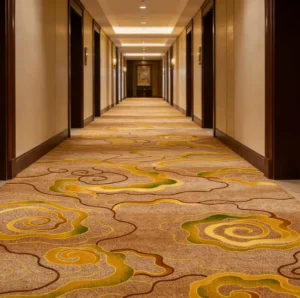 Printed Jacquard Machine Made Washable Eco-Friendly Customized Pattern Wall-to-Wall Tufted Polyester/Nylon Office Hotel Carpets