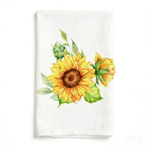Printed Kitchen Towels 100% Cotton Tea Towel Manufacturer High Quality OEM ODM Tea Towel Custom
