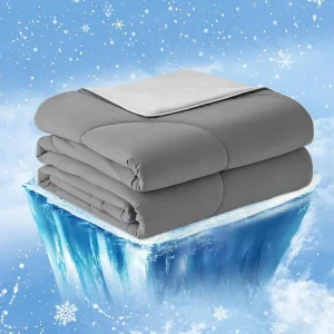 Printed Lightweight Summer Cooling Breathable Skin Friendly Throw Blanket for Adults & Kids Hot Sleepers Bed Comforter