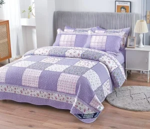 Printed Microfiber Bedding Sets 7 Pieces Comforter 100% Polyester Bedspread Bedding Set