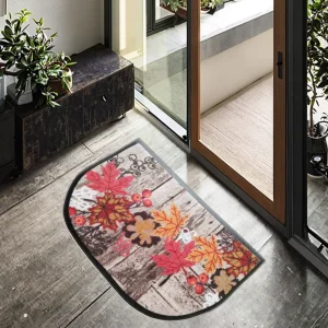 Printed Nylon Floor Rug Custom Logo Door Mat Anti Slip Entrance Carpet Rubber Backing for Home Outdoor Commercial