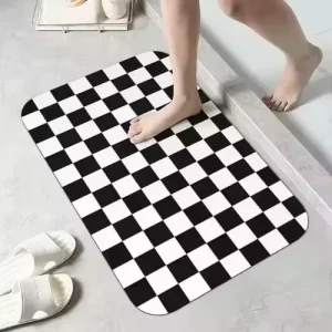Printed PVC Bath & Kitchen Mat Eco friendly & Slip resistant Custom Patterns Available
