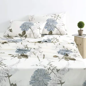 Printed Premium Bed Sheets Polyester Pillowcases Comfortable and Breathable Bedding Sets for Home