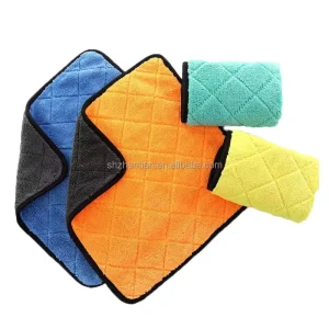 Printed Scratch Free Drying and Detailing Premium Microfiber Car Wash Towel
