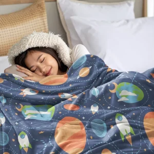 Printed Superfine Flannel Blanket Soft Cozy Luxury Hospitality OEKO TEX Certified Anti Pilling Eco Friendly Sofa Home Use Custom