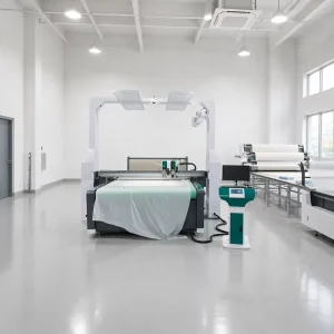 Printed Table Cloth Cutting Machine with CCD Camera