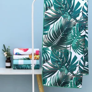 Printed Thick Cartoon Bath Towel 80*160 Beach Towel Microfiber Towel