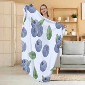 Printed Thick Warm Plush 100% Polyester All Season Home Decor Blanket