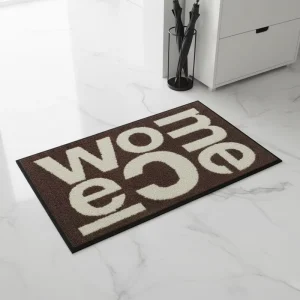 Printed Tufted Nylon Door Mat Durable Waterproof Anti Fatigue Washable Full Rubber Backing Floor Mat Indoor Entrance