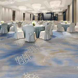 Printed Wall to Wall Carpet Durable Wear Resistant Sound Insulation Custom Printed for Hotels Commercial Spaces