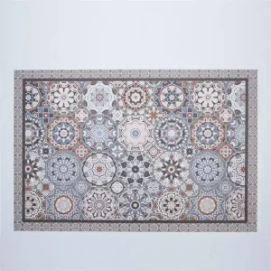 Printing Floor Mat Kitchen Door Mat Waterproof PVC Outdoor Gate Front Entry Pad Rug Waterproof Easy Clean Mats for Entrance