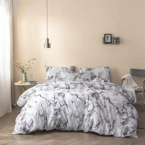 Printing Stone Pattern Comforter Duvet Cover Set 3pcs US Queen King Size Full Size Bedding Set