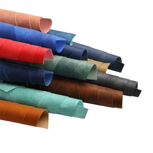 Printing Suede Touch Bookbinding Color Change PU Thermal Faux Leather Coated Fabric Rolls for Decorative Lining Costumes