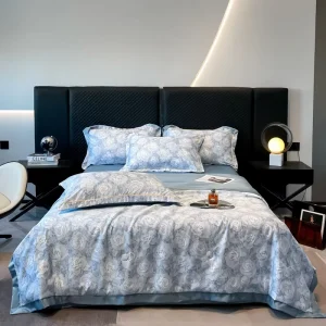 Printing Washed Air Cool Feeling Condition Quilt Comfortable Breathable Bedding Set Pillowcase Bed Sheet