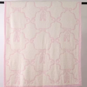 Private Label BSCI OEKO TEX Certified 40*60 Soft Knitted Throw Blanket for Sofa Couch Bedroom Home Decor
