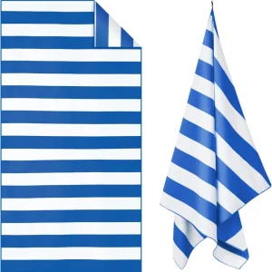 Private Label Beach Towels Sand Resistant Micro Fiber Beach Towel Double Sided Compact Summer