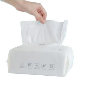 Private Label Disposable Cleaning Cotton Tissues Fabric Cleaning Cotton Tissue for Face Body
