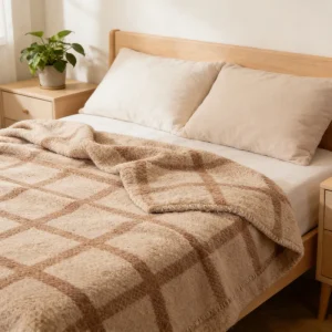 Private Label Wavy Chenille Throws Wrinkle Resistant Hypoallergenic Bedding Comforter Set OEKO TEX Certified Global Source