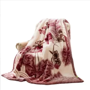 Product Raschel Blanket Fleece Winter Home Textile Luxury with 100% Polyester