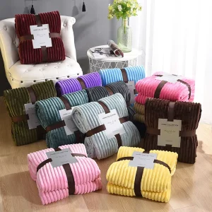 Products High Quality Soft Fleece Knitted Weighted Blankets Sherpa Throw Blanket Super Soft Plush Bed Blanket 50*70cm