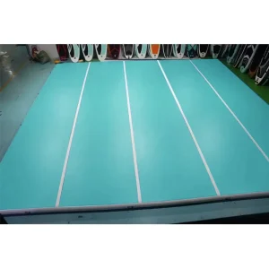 Professional 6x6x0.2m Gymnastics Air Track Wide Tumbling Mats Waterproof PVC+Drop Stitch