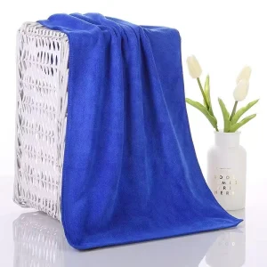 Professional Dark Bamboo Fiber Hair Towel Quick Drying Face Towel for Salons & Barber Shops
