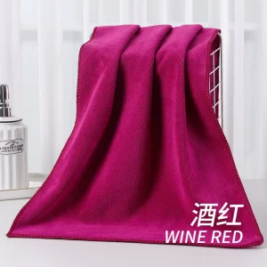 Professional Dark Hair Towel Quick Drying Face Towel for Salons and Barber Shops