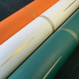 Professional Design Your Own Eco Friendly Yoga Mat Anti Slip 18 Colors Gold Printing 5mm Natural Rubber PU Waterproof Custom