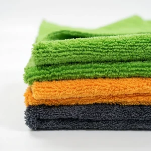 Professional Dual Action Microfiber Towel High Low Pile Design Super Absorbent All Purpose Auto Detailing Car Wash Cloth