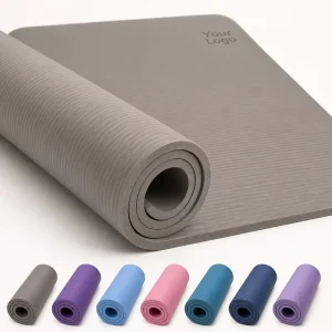 Professional Eco Friendly NBR Exercise Mat Custom Logo Non-Slip Thick Yoga Mat Waterproof Durable