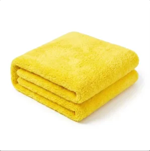 Professional Edgeless Coral Fleece Microfiber Car Wash Towel Super Absorbent Scratch Free Car Cleaning Cloth for Auto Detailing