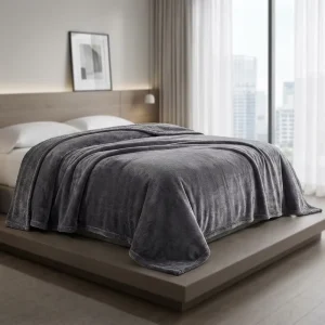 Professional Factory Flannel Fleece Blanket Custom Logo Super Soft Warm Throw for Bed Sofa Couch OEM ODM Low MOQ