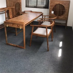 Professional Grade Geometric Loop Pile Square Carpet Soundproof Modular Floor Rug