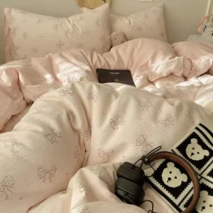 Professional Grade Luxury Complete Multiple Sizes Bed Sheet Sets 100% Cotton Home Comfortable Bedding Sets